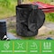 Wakeman Round Collapsible Trash Can, Black, Polypropylene & 3.3S steel wire, 22 in 75-CMP1152 - alternate 6